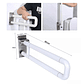 Barra Seguridad Para Discapacitados Abatible Acero Inox 60cm - Miniatura 6
