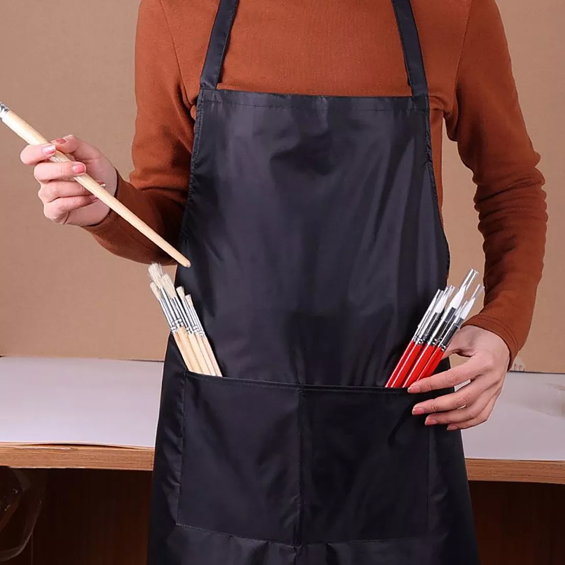 Mandil Delantal Impermeable De Cocina, Peluquería, Pintura 4