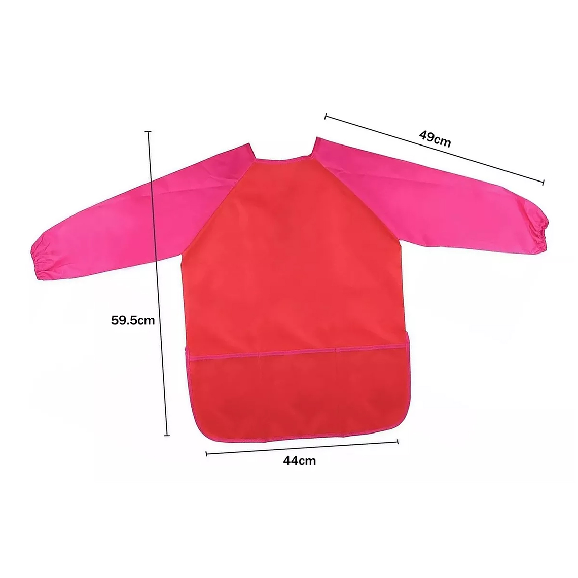 Babero Delantal Pechera Niño Niña Manga Larga Impermeable 6