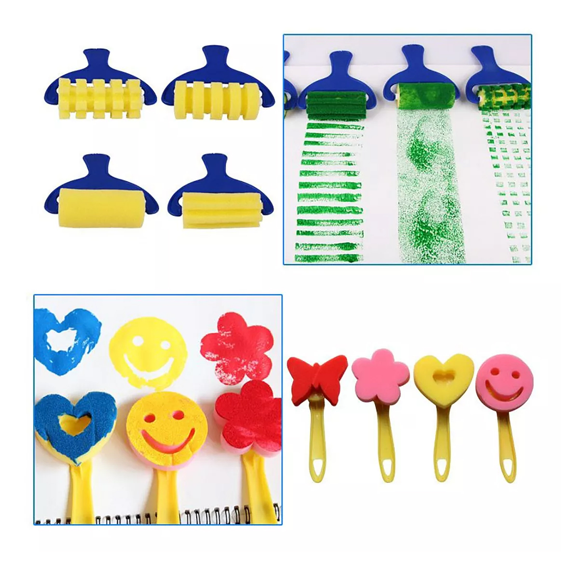 Set 29 Esponja Cepillo Brocha Pincel Para Pintar/pintura Arte 2