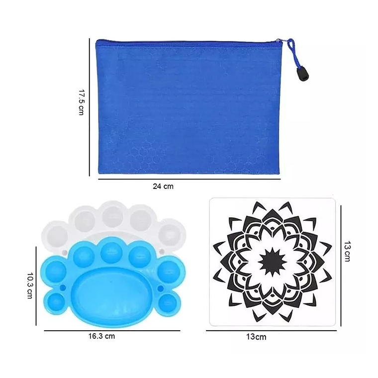 Kit Puntillismo Para Mándalas Herramienta Completa 35 Pzs 6