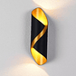 Aplique Lampara Led De Pared Exterior Interior Espiral - Miniatura 3