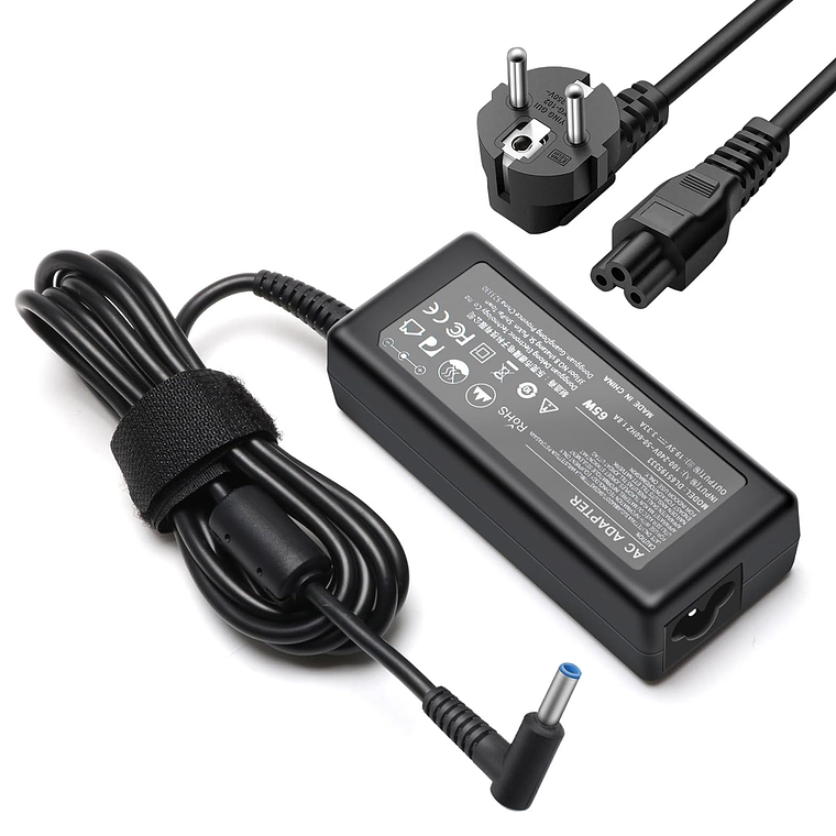 Cargador Notebook Para Hp Punta Azul 19.5v 3.33a 65w 1