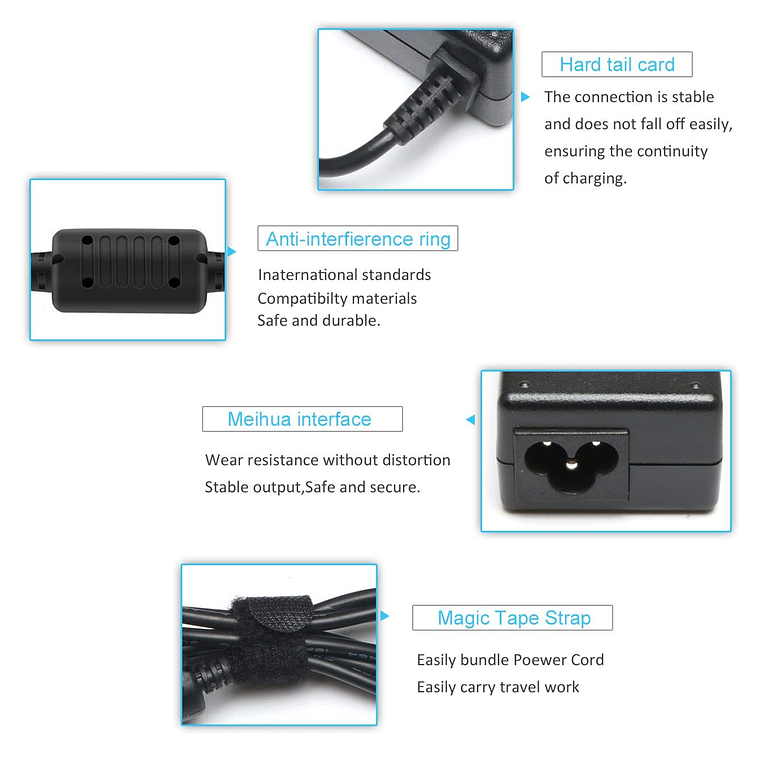 Cargador Notebook Para Hp Punta Azul 19.5v 3.33a 65w 5