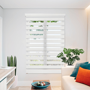 Cortina Roller Duo Zebra Dia Y Noche Persiana 100x180cm