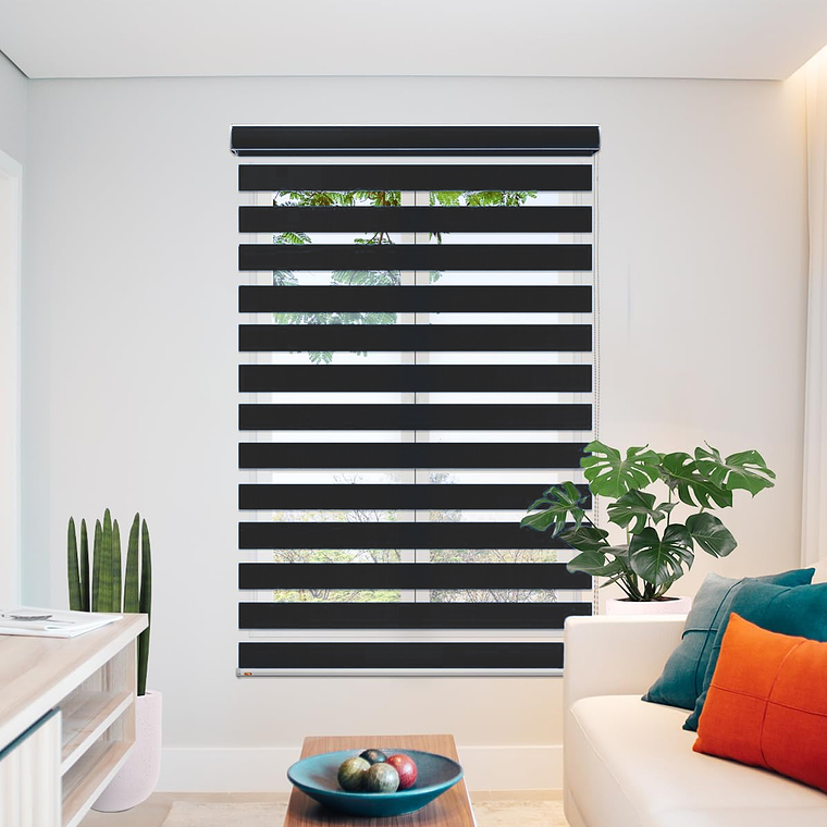 Cortina Roller Duo Zebra Dia Y Noche Persiana 100x180cm 4