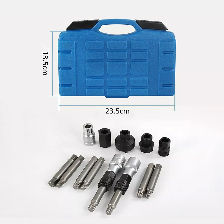 Puntas Dados Extractor De Poleas 13pzs Alternador Universal 6