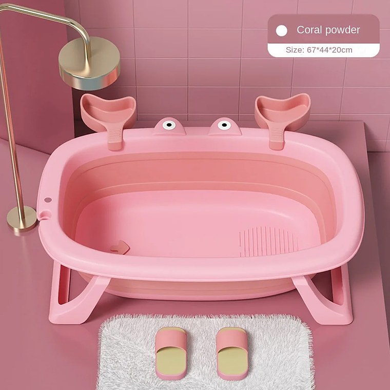 Tina Bañera Plegable Para Bebe De Cangrejo Edad 3-36 Meses 2