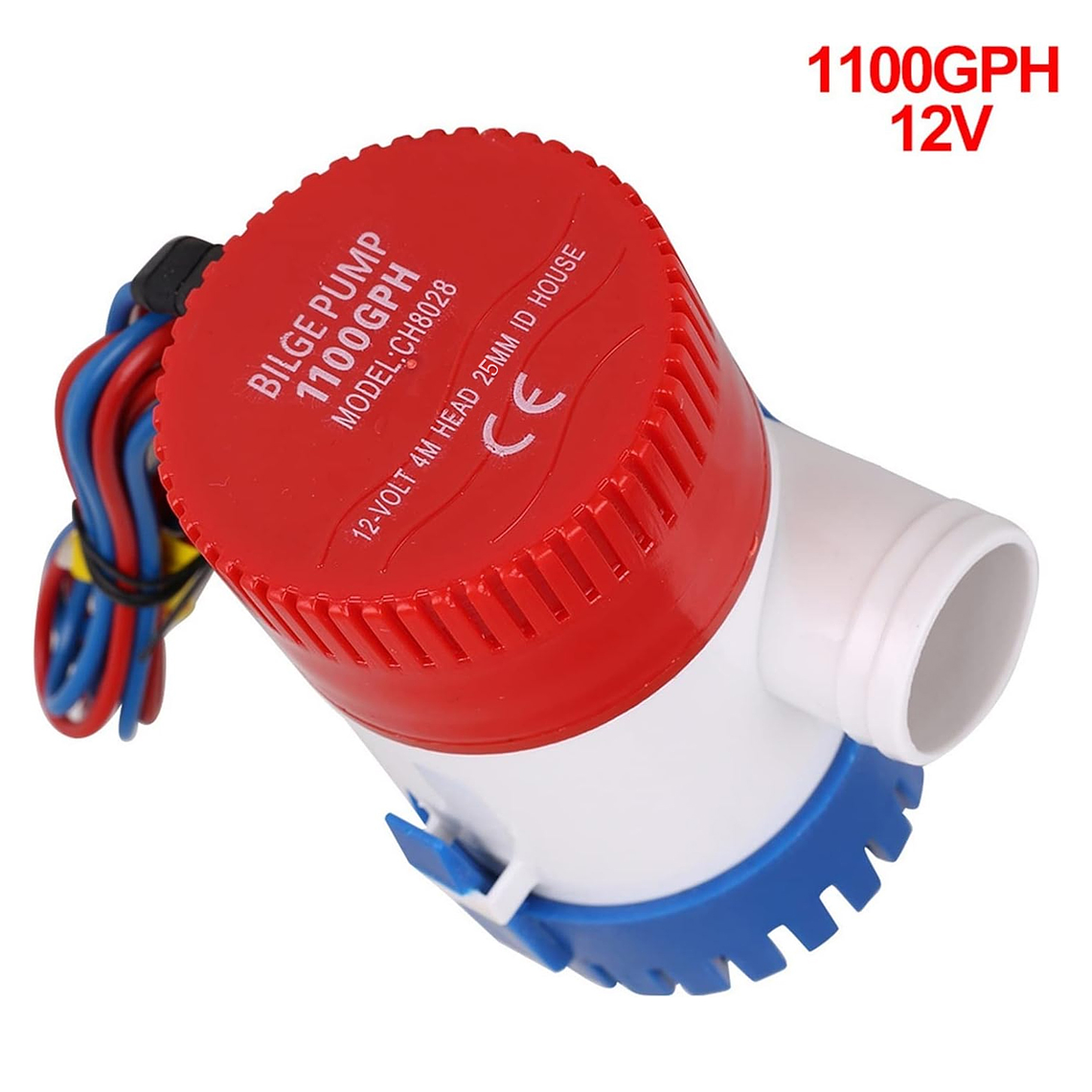 Bomba Eléctrica De 12 V 1100 Gph Marina Sumergible Barco 2