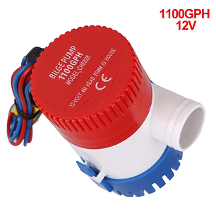 Bomba Eléctrica De 12 V 1100 Gph Marina Sumergible Barco