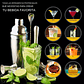 Kit De Utensilios De Coctelería C/coctelera De 750ml, 12 Pzs - Miniatura 3