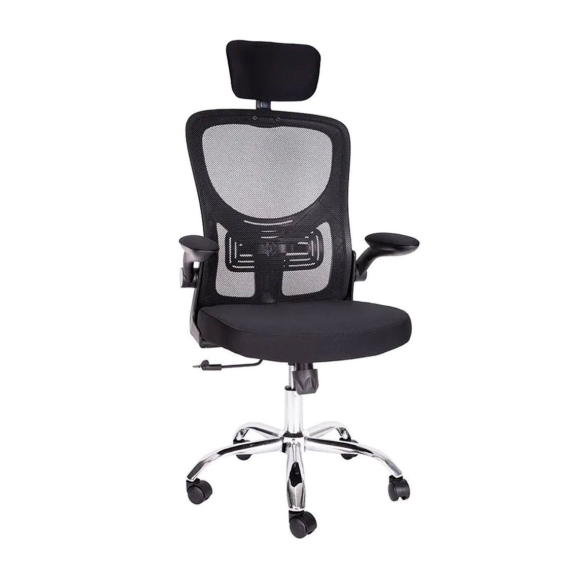 Silla De Oficina Ergonómica, Tapicería Cómoda Con Ruedas 1