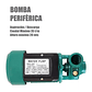 Bomba De Agua Periférica 0.5hp 35l/min Qb60 220v 50hz - Miniatura 2