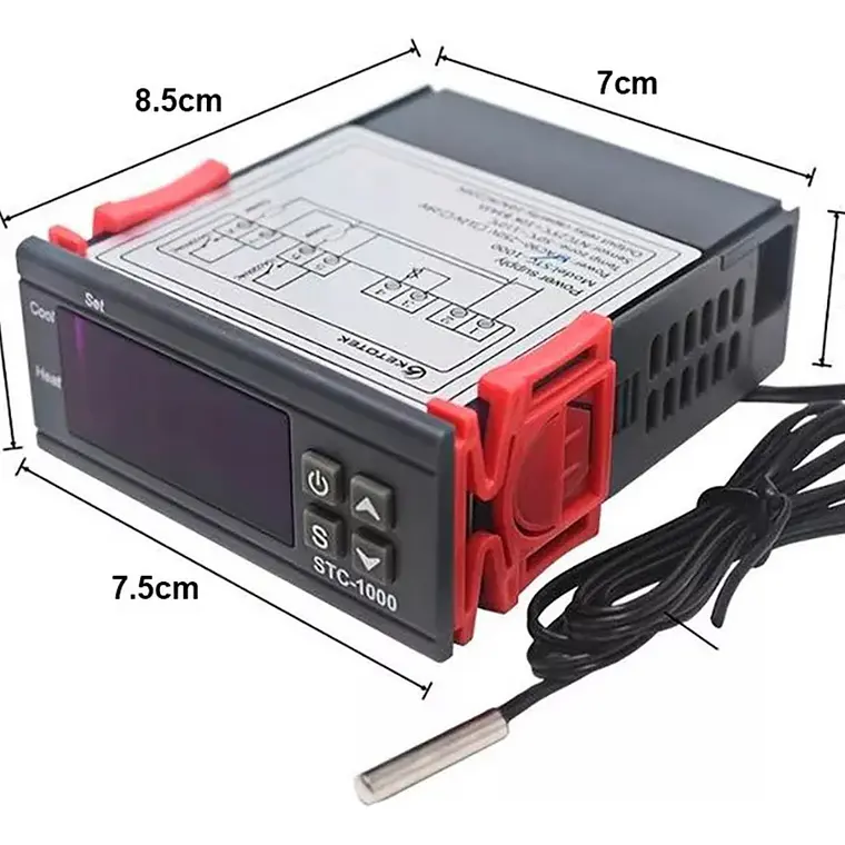 Controlador Digital Temperatura Y Humedad Sht2000 220v 2