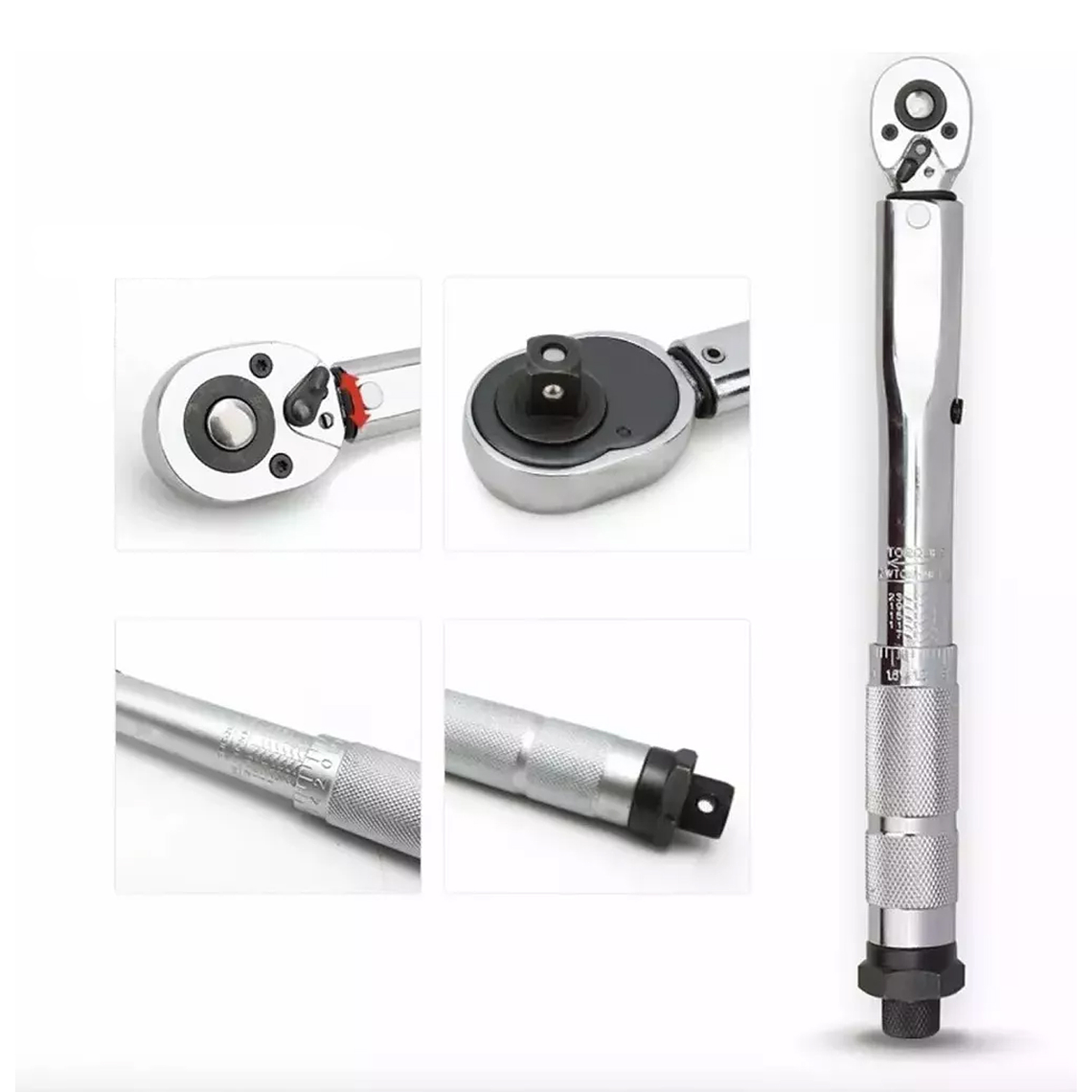 Llave De Torque Torquimetro 1/4 Pulgada 5 A 25nm -11 Piezas 3