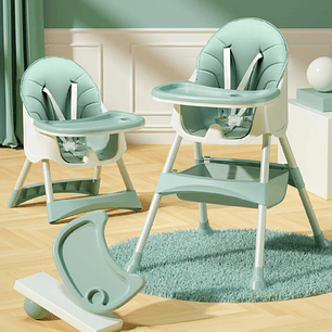 Silla De Comer infantil 2 En 1 plegable