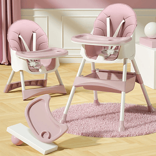 Silla De Comer infantil 2 En 1 plegable