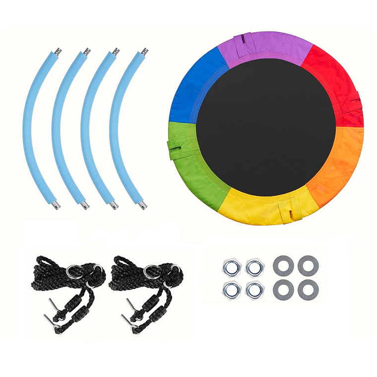 Columpio Mecedor Ovalado Multicolor 2