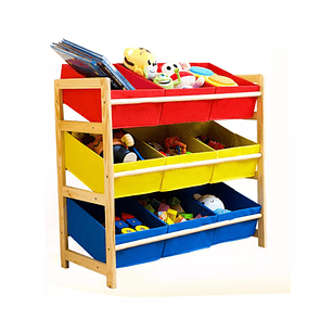 Estante Infantil Organizador De Juguetes Repisa 64x28.5x60cm
