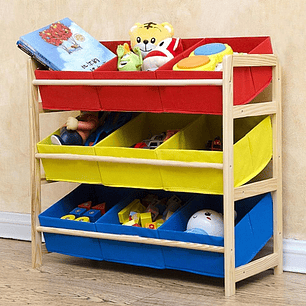 Estante Infantil Organizador De Juguetes Repisa 64x28.5x60cm