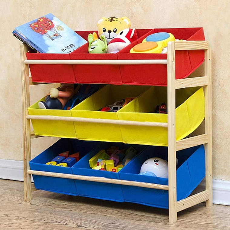 Estante Infantil Organizador De Juguetes Repisa 64x28.5x60cm 1
