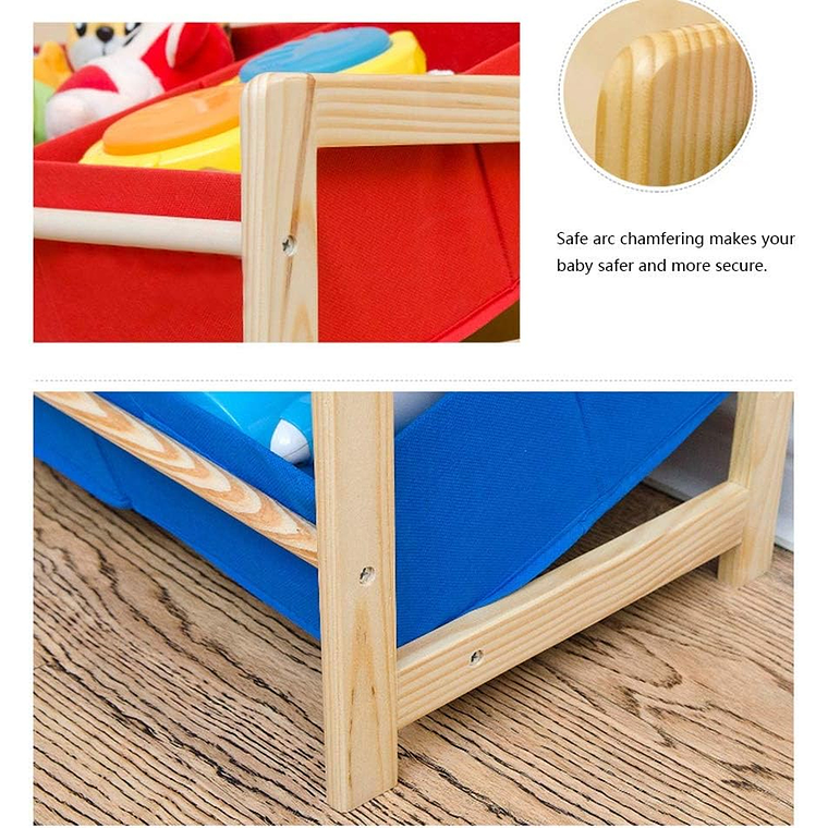 Estante Infantil Organizador De Juguetes Repisa 64x28.5x60cm 3