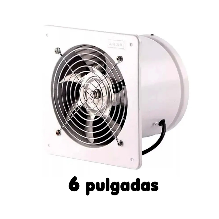 Extractor De Aire Metálico Industrial 6 Pulgadas 15cm 40w 1