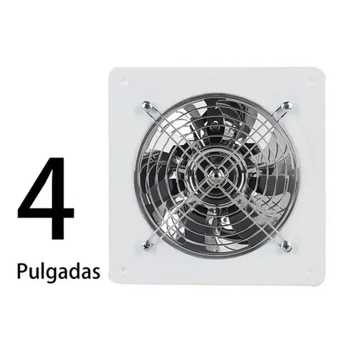 Extractor De Aire Metálico Industrial 4 Pulgadas 10cm 25w 1