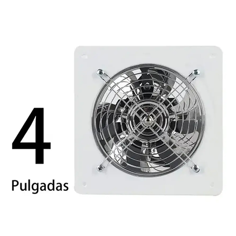 Extractor De Aire Metálico Industrial 4 Pulgadas 10cm 25w 1