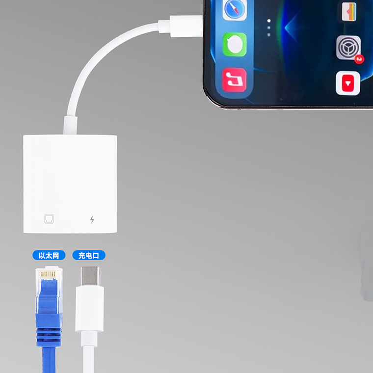 Adaptador Tipo-c A Rj45 Lan Gigabit Ethernet 10/100/1000mbps 3