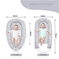 Cama Cojín Nido Colecho De Algodón Para Bebe 93x53cm - Miniatura 5