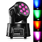 Cabeza Movil Robotico Par 7 Led Rgbw Dmx Fiesta Disco - Miniatura 1