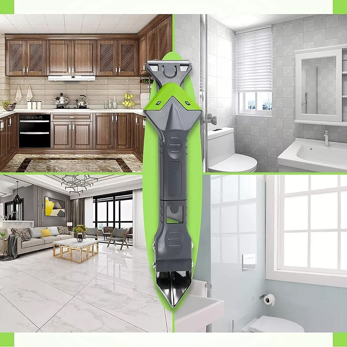 Sellador Raspador Silicona Removedor De Calafateo 5 En 1 3