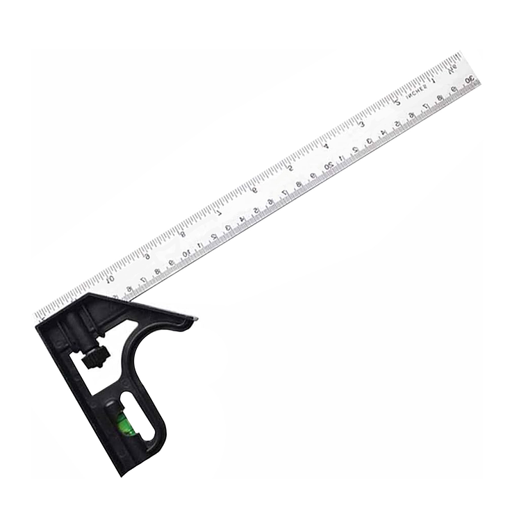 Regla Angular Herramienta De Medición Combinada 300mm 1