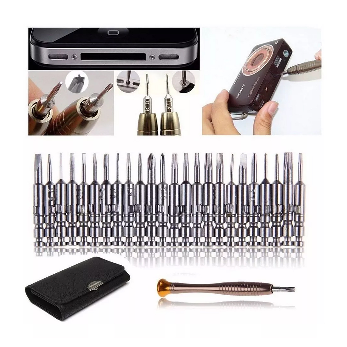 Kit Destornillador Torx 25 En 1 Torx Para Celular 3