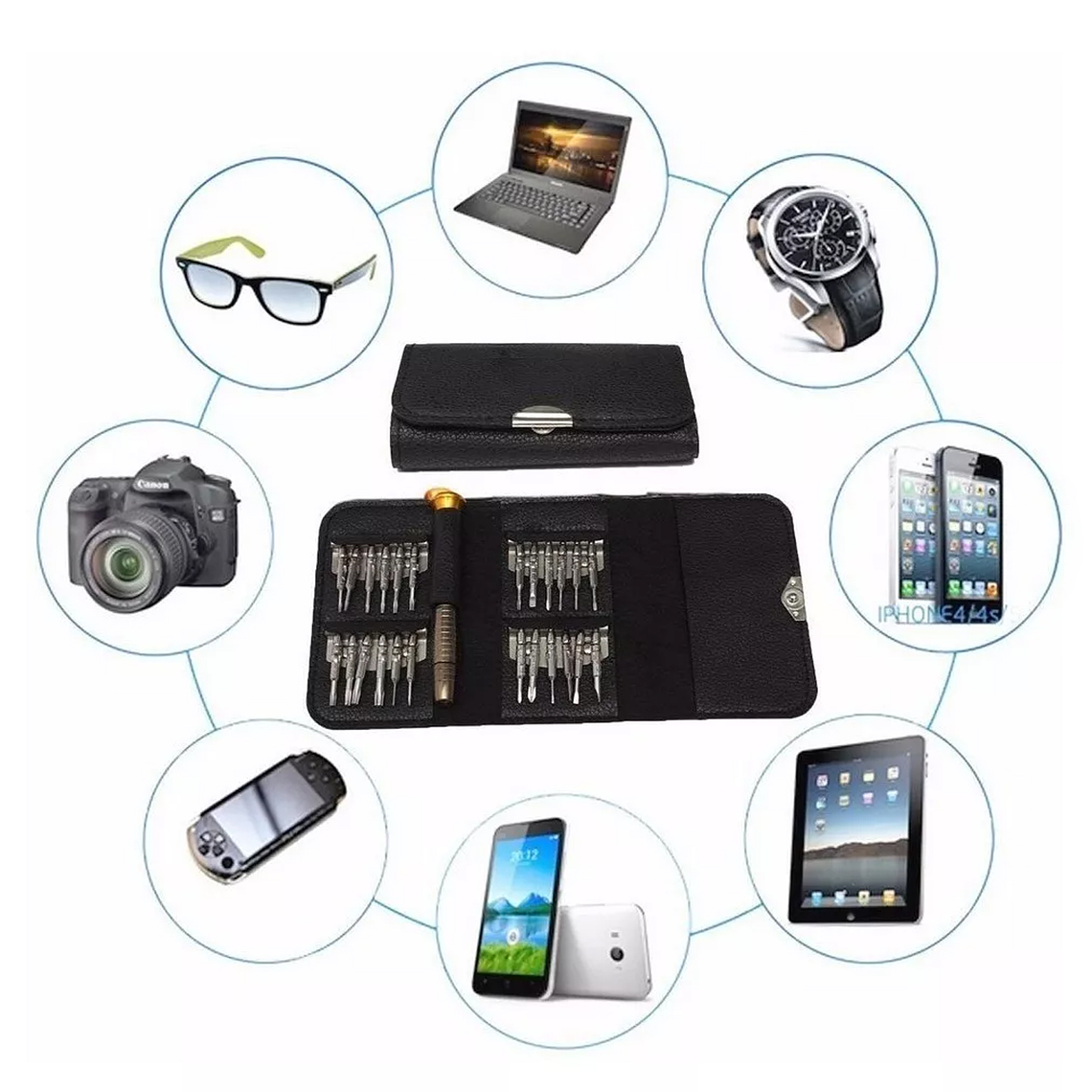 Kit Destornillador Torx 25 En 1 Torx Para Celular 4