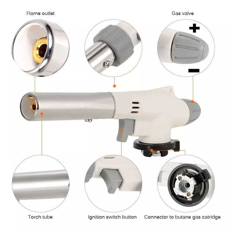 Soplete A Gas Para La Repostería O Cocina 3