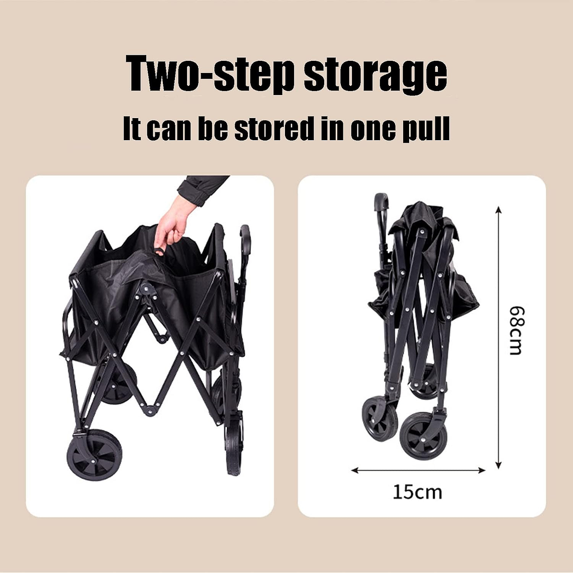 Carrito Compras Plegable Ideal Para El Camping 3