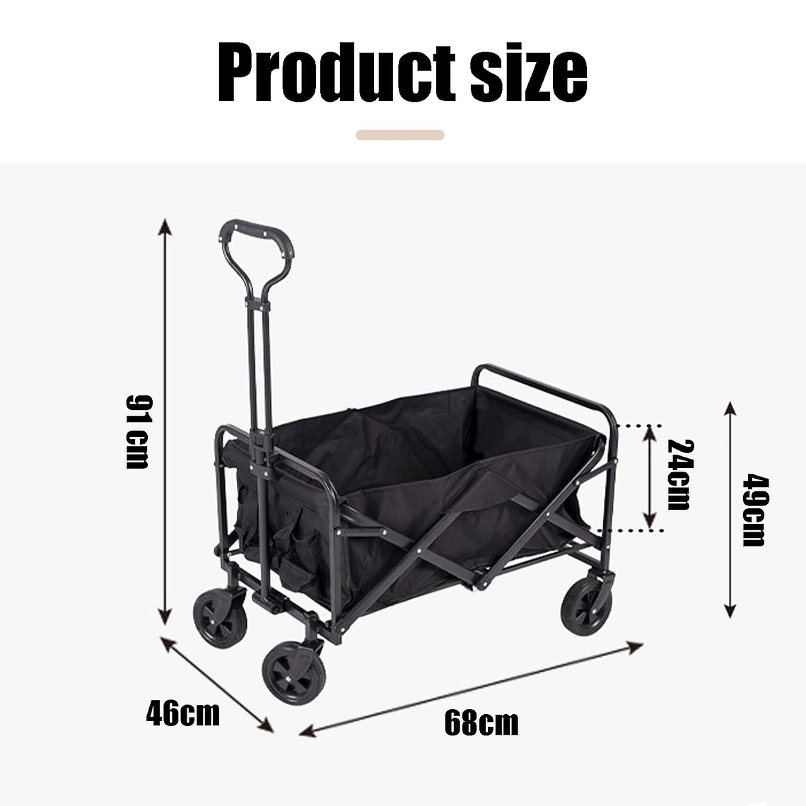 Carrito Compras Plegable Ideal Para El Camping 4
