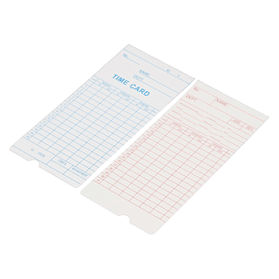 100 Tarjetas Marcado De Reloj Control Asistencia