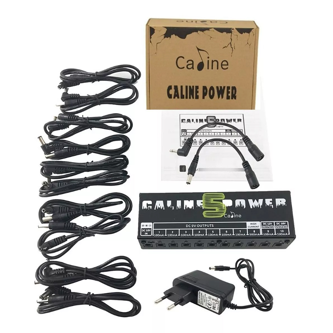 Fuente De Poder Para Pedales De Efecto Caline Cp-05 1