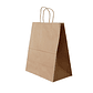 Bolsas Papel Kraft 12 Unidades 15x21x8cm - Miniatura 1