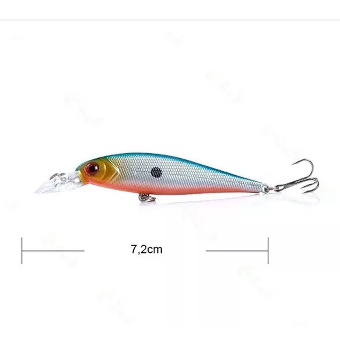Pack 10 Señuelos Pesca Rapala 7.2cm Lenguado Corvina 3