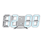 Reloj Despertador Brillante Digital 3d De Mesa Y Pared - Miniatura 4