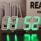 Reloj Despertador Brillante Digital 3d De Mesa Y Pared - Miniatura 3