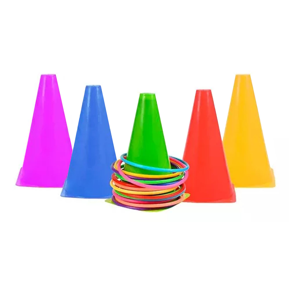 Kit De Entrenamiento Con Cono Y Aros Agilidad Crossfit 1