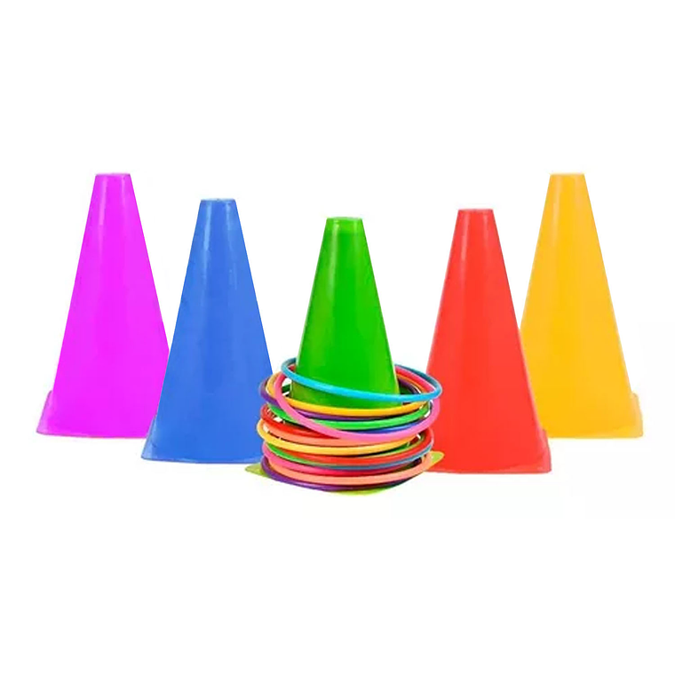 Kit De Entrenamiento Con Cono Y Aros Agilidad Crossfit 1