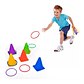 Kit De Entrenamiento Con Cono Y Aros Agilidad Crossfit - Miniatura 4