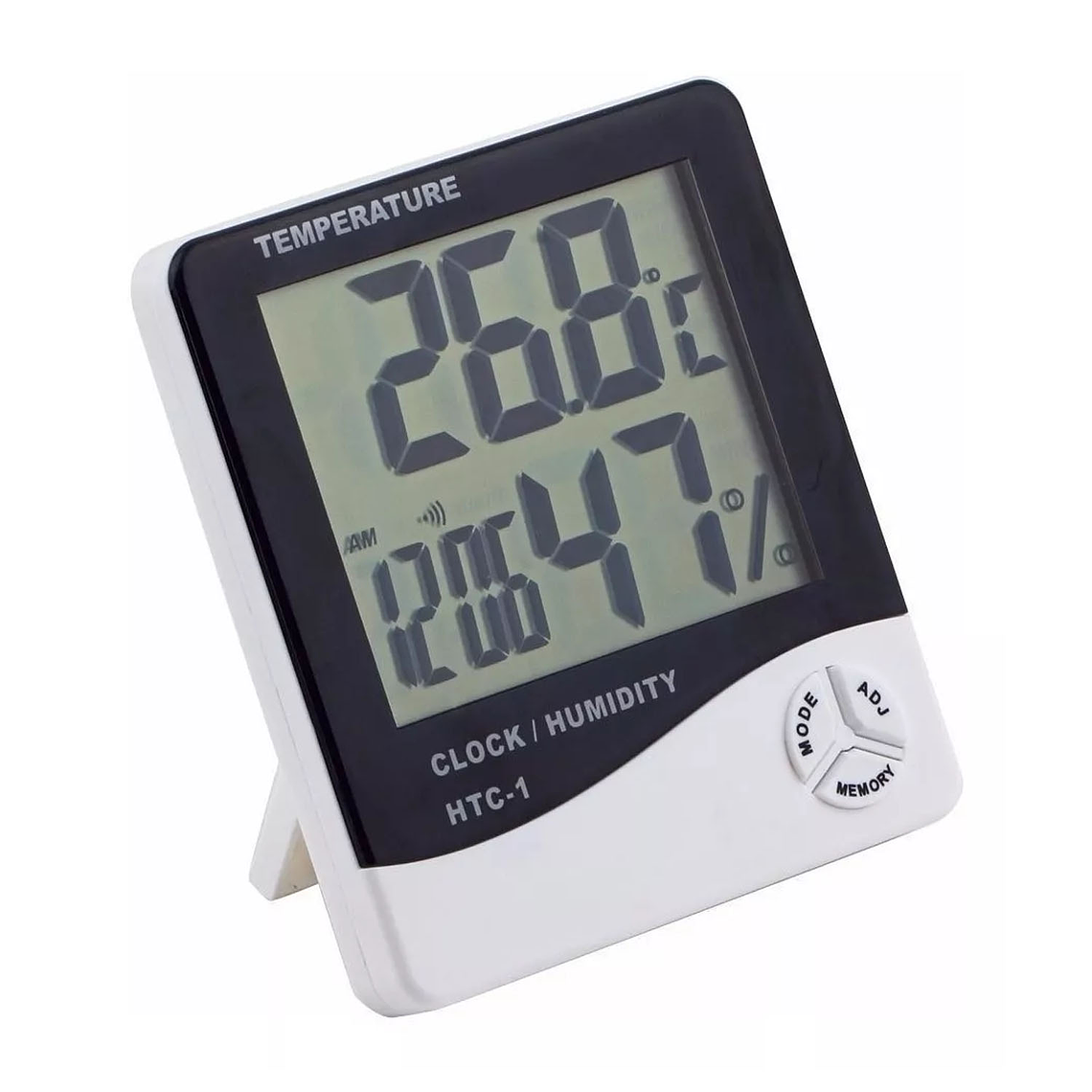 Termómetro Higrómetro Ambiental, Reloj , Alarma 1