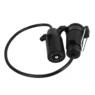 Adaptador Enchufe Vehículo Americano Remolque Europeo 7 pines